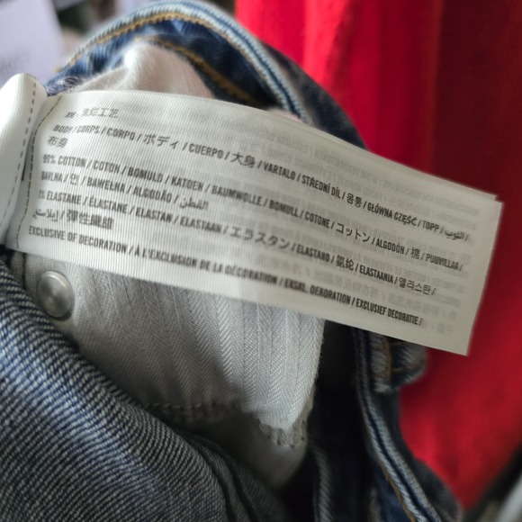 Abercrombie Fitch 90s Mom Jean Womens 28/6S Blue Denim Curve Love Hi Rise Barrel - Picture 12 of 12